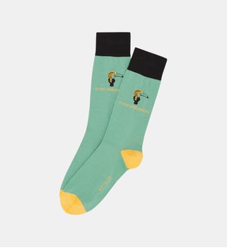 Chaussettes en coton - Toucan Bleu - Arthur - Vert