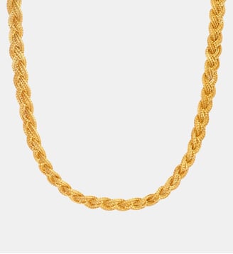 Collier   doré à l'or fin - Dalila - Satellite - Doré