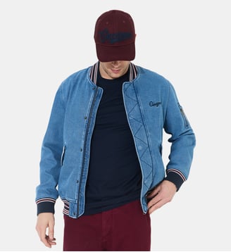 Veste en coton DRIFT DENIM - Chevignon - Gris