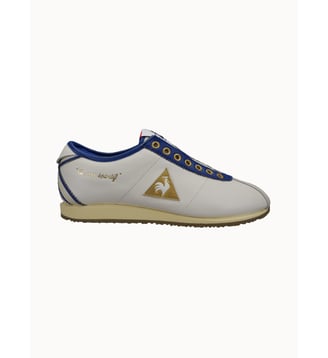 Sneakeres retro-running en cuir Wendon - Le Coq Sportif - Marshmallow et limoges