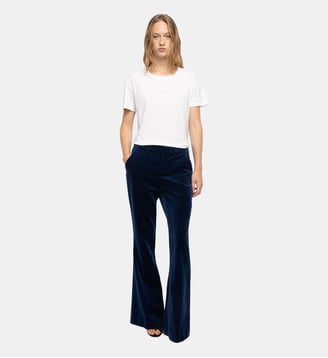 Pantalon Prevy Velours - Zadig&Voltaire - Bleu marine