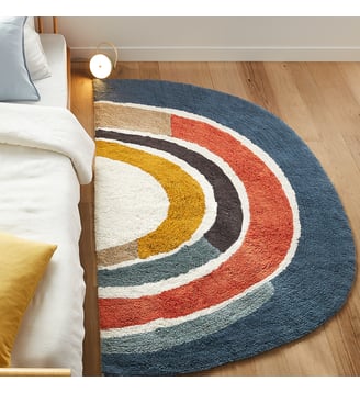 Tapis enfant en coton bio grand modèle - AM.PM - Multicolore