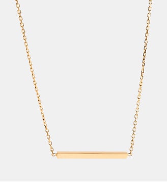 Collier Anagramme poli sur chaîne. - JEM - Jaune