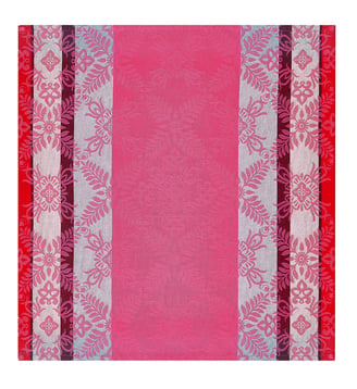 Serviette de table Mumbai 100% coton - Le Jacquard Francais - Rose blush