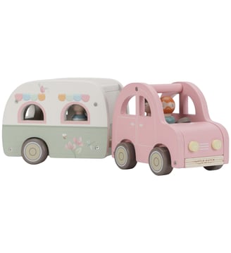 Voiture avec caravane - Little Dutch - Rose
