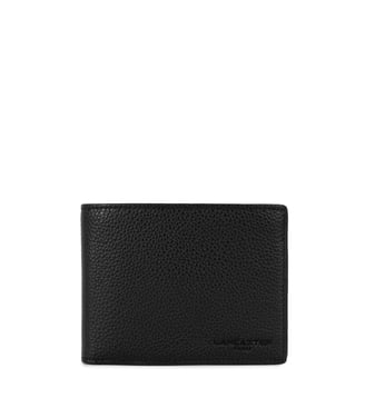 Grand porte-cartes Milano Gentlemen en cuir - Lancaster - Noir