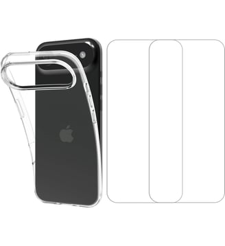 Pack iPhone Air coque + verre trempé X2 Essentiel B