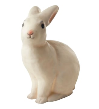 Veilleuse lapin - Egmont Toys - Écru