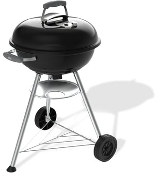 Barbecue charbon Charbon Compact Kettle 47 cm - Weber - Noir