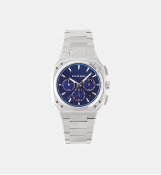 Montre Ethan Bleu XKB1014IB\2 - Louis Pion - Argenté