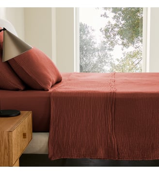 Drap plat en gaze de coton biologique AM.PM