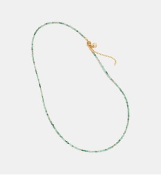 Collier Queen 40cm - Emeraude - YAY Paris - Émeraude