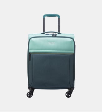 Valise cabine souple slim 4R 55 cm - Delsey Paris - Vert foncé