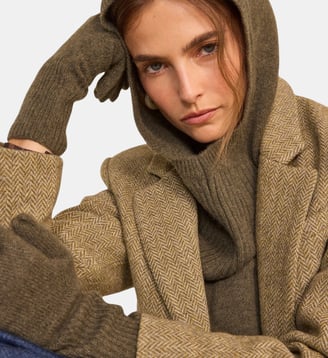 Cagoule En Cachemire Gala - Maison 123 - Kaki