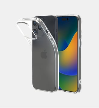 Coque iPhone 15 Pro Souple Made In France - Essentiel B - Transparent