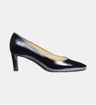 Escarpin paris - cuir lisse - Manfield - Noir