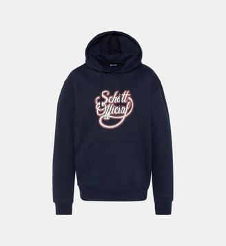 Sweatshirt à capuche imprimé Schott Official Schott