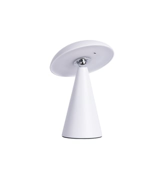 Lampe de Table Phoebe - Blanc - 15.5x15.5x21cm - Leitmotiv - Blanc
