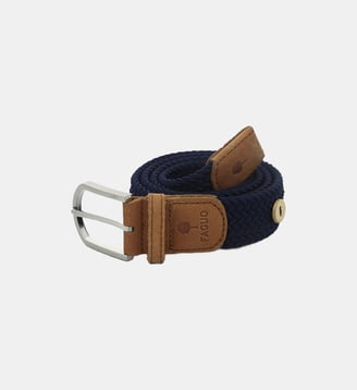 Ceinture polyester recyclé et élasthanne BELT - Faguo - Bleu marine