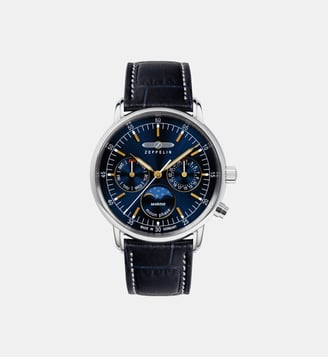 Montre Marine Bleu Z-8635-3 - Zeppelin - Argenté