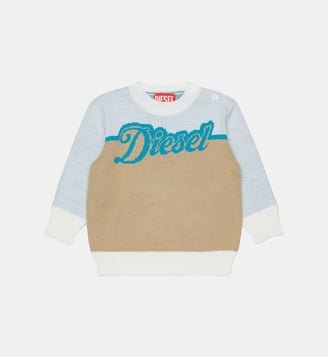 Pull ras du cou avec logo Diesel Kids