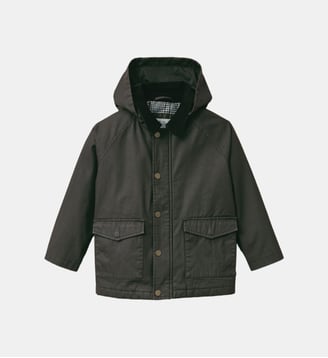 Veste en coton enduit Fille - Cyrillus - Vert foncé