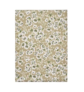 Drap plat imprimé en satin de coton bio, BLOSSOM Alexandre Turpault