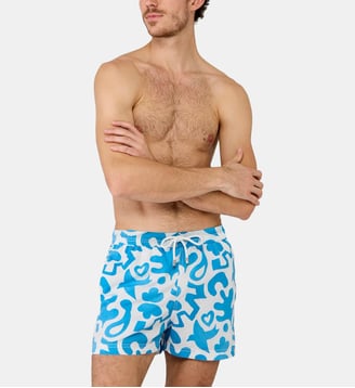 Short de bain - Matis - Arthur - Blanc