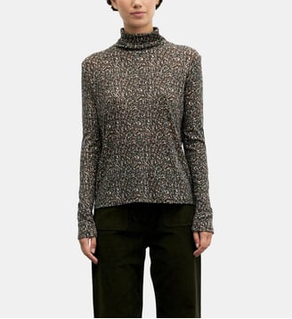 T-shirt à col roulé en laine - BEATA - Gerard Darel - Vert kaki