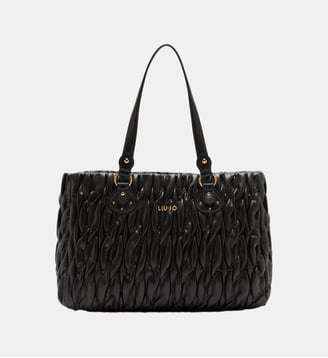Shopper format moyen matelassé - Liu Jo - Noir