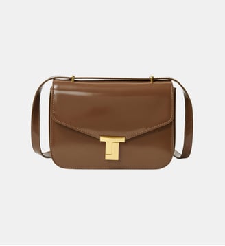 Sac  Monogramme en Cuir De Vache  - Bis - Tara Jarmon - Beige
