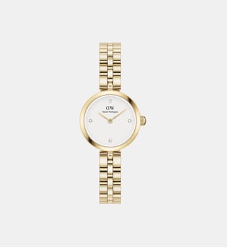 Montre Elan Blanc DW00100715 - Daniel Wellington - Doré