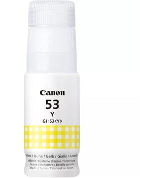 Cartouche d'encre Bouteille d'Encre GI-53 Jaune (Yellow) - 4672C001 - Canon - Jaune