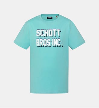 T-shirt imprimé Schott Bros Inc. - Schott - Bleu