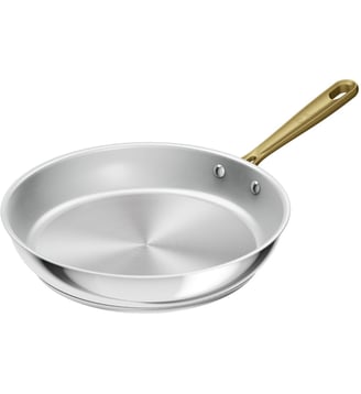 Poële inox - Ø28 cm - Tefal - Argent et doré