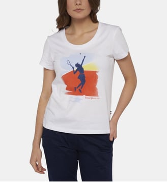 T-shirt  joueuse  2020 - Roland-Garros - Blanc