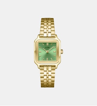 Montre Gracieuse petite Vert CW11809 - Cluse - Doré