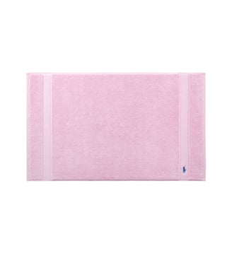 Tapis de bain  en coton - Ralph Lauren Home - Rose