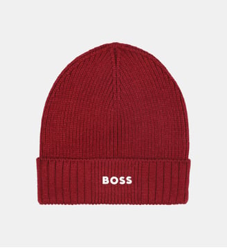 Chapeau tricoté avec logo BOSS Kidswear