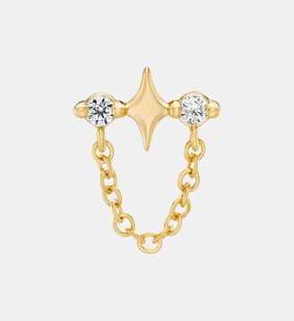 Boucle d'oreille puce Chaleureuse or - Nebuleuse Bijoux - Or