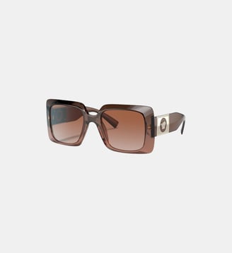Lunettes de soleil Rectangulaire VE4405 - Versace - Marron