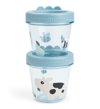 Lot de 2 pots de conservation - Done by Deer - Bleu