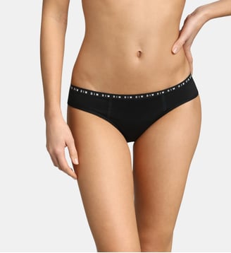 Culotte menstruelle Flux Moyen Protect - Dim - Noir