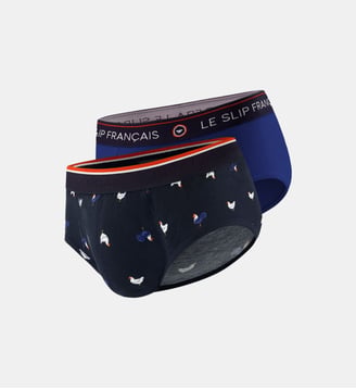 Lot de 2 slips en coton Le Slip Francais