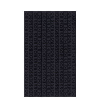 Serviette de plage  en velours - Boss Home - Black