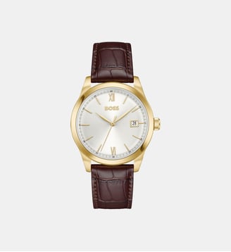 Montre Langford Blanc 1514357 - BOSS - Doré