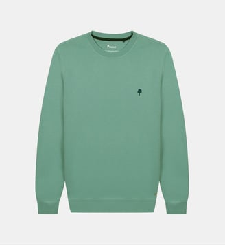 Sweat coton DONZY - Faguo - Vert menthe