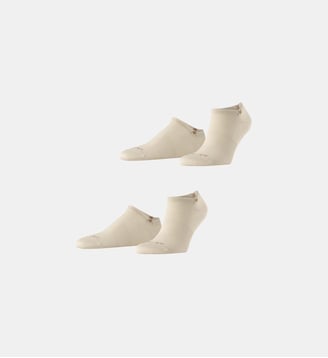 Socquettes Everyday 2-Pack Coton Opaque - Burlington - Grès