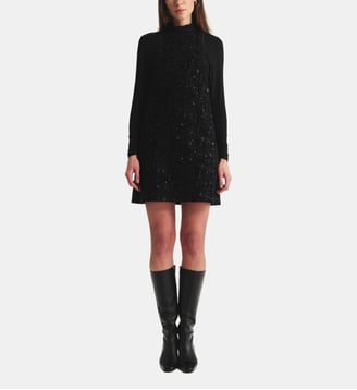 Robe Polly brodé - Ines de la Fressange Paris - Noir