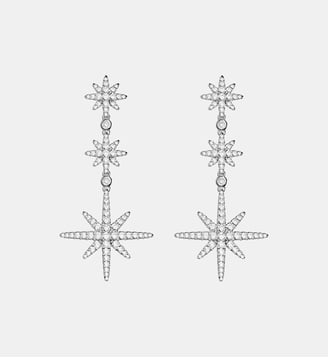Boucles D'Oreilles Météorites - APM Monaco - Blanc